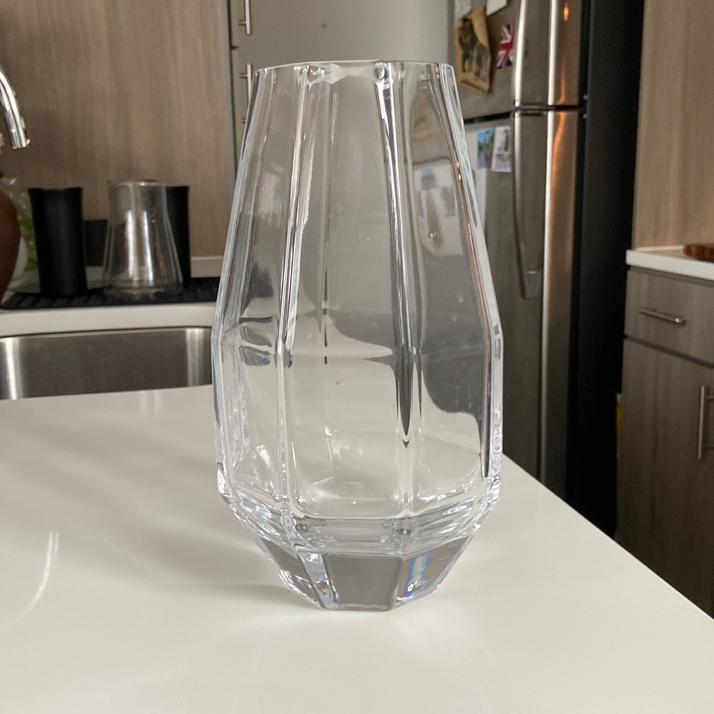 Tall Modern Glass Vase